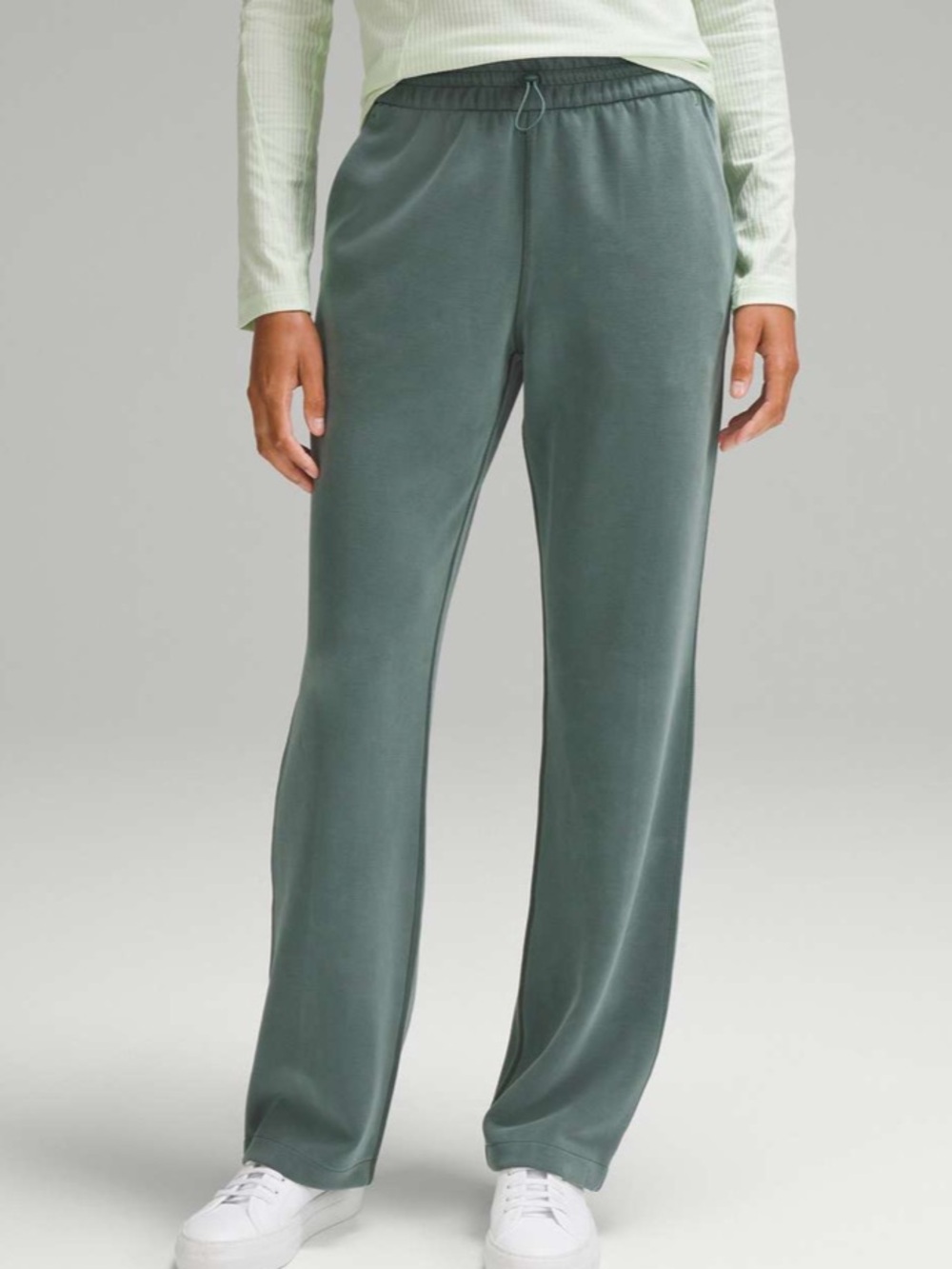 Lululemon softstreme high rise pant full length dark forest